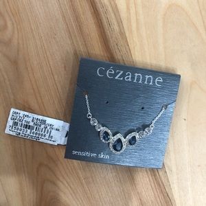 cezanne Jewelry - 3/$25 Cezanne Fine Costume Silver Gem Necklace NWT cezanne Jewelry - 3/$25 Cezanne Fine Costume Silver Gem Necklace NWT
